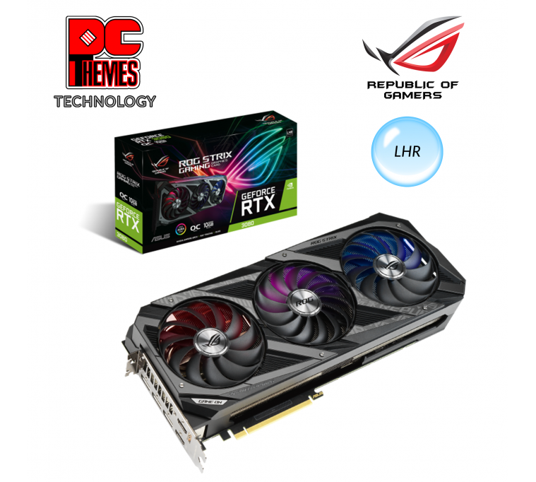 ASUS GeForce RTX™ 3080 ROG Strix Gaming 10GB OC V2 Graphics Card
